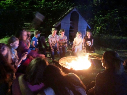 Abschlussfest Kl 4 Lagerfeuer