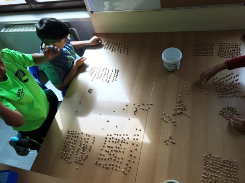 Die Zahl 1000 Kichererbsen