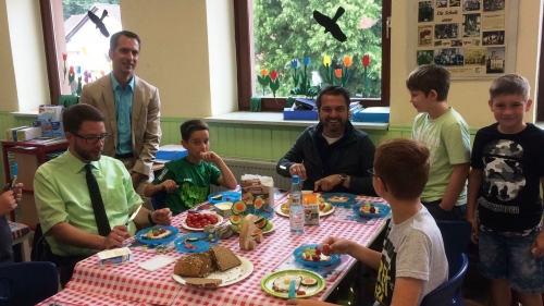 Frühstück Politiker