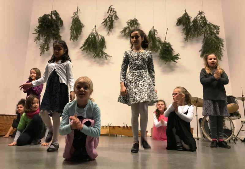 Weihnachtsfeier Stepptanz