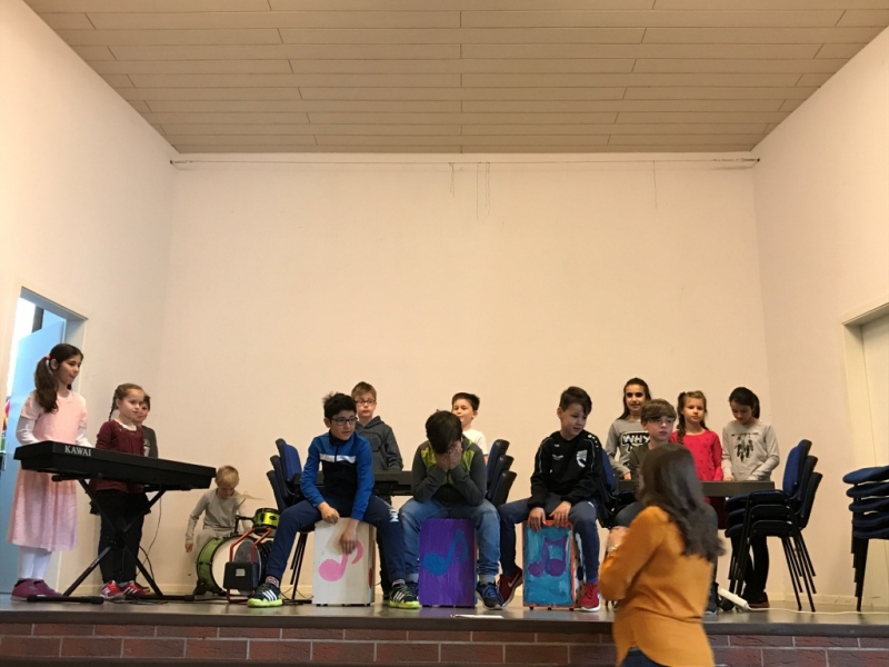 Ostern Auftritt Zirkus Klasse 3b