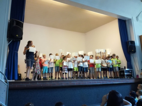 Sommer Vorfereien Ehrenurkunden