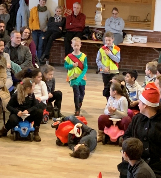 Weihnachten Rettungsgasse