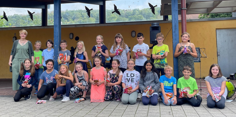 Verabschiedung Kl. 4 Klassenbild