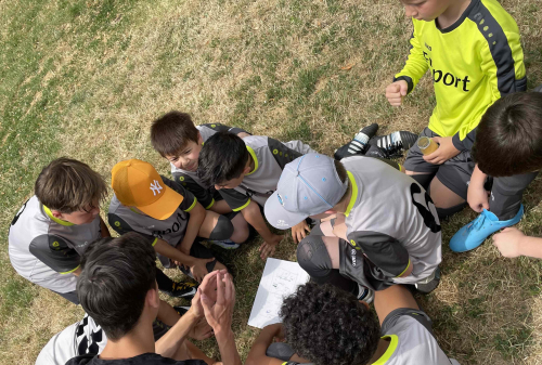 Fußballturnier 2022 Teamsitzung