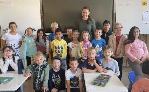 Apfeltest Klassenbild