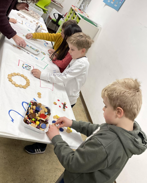 Vorschulkinder nachlegen