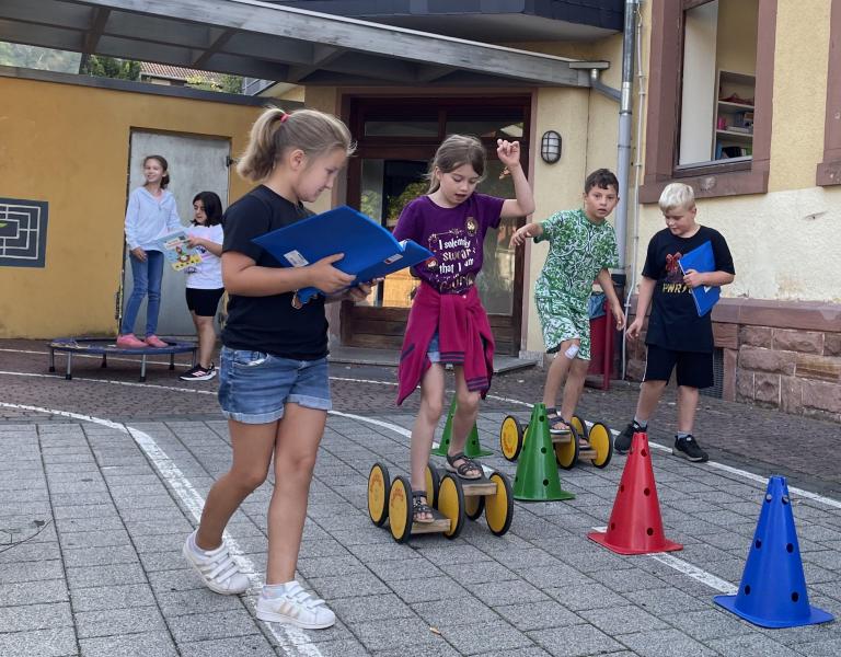Bewegung im Unterricht Pedalos