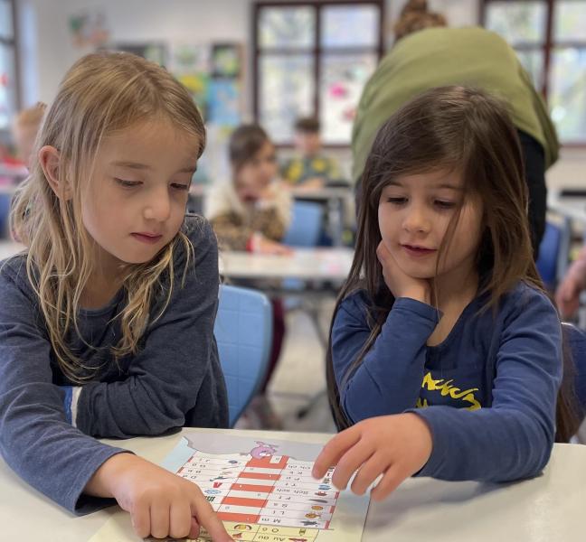 Waldkindergartenbesuch Leonie und Leonie