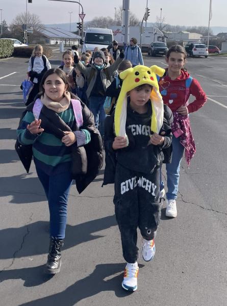 Bläserklasse Rückweg