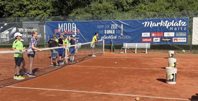 Tennisturnier Zielwerfen