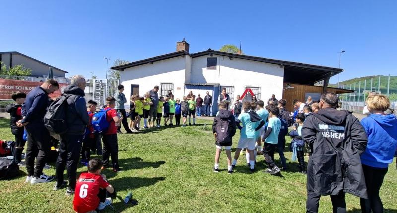 Fußball Schülerolym Siegerehrung