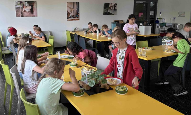 Klassenfahrt Tag 1 Essen