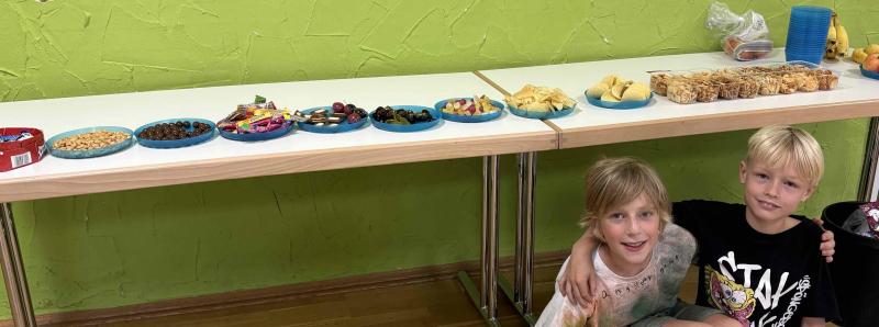 KLassenfahrt Tag 2 BUffet